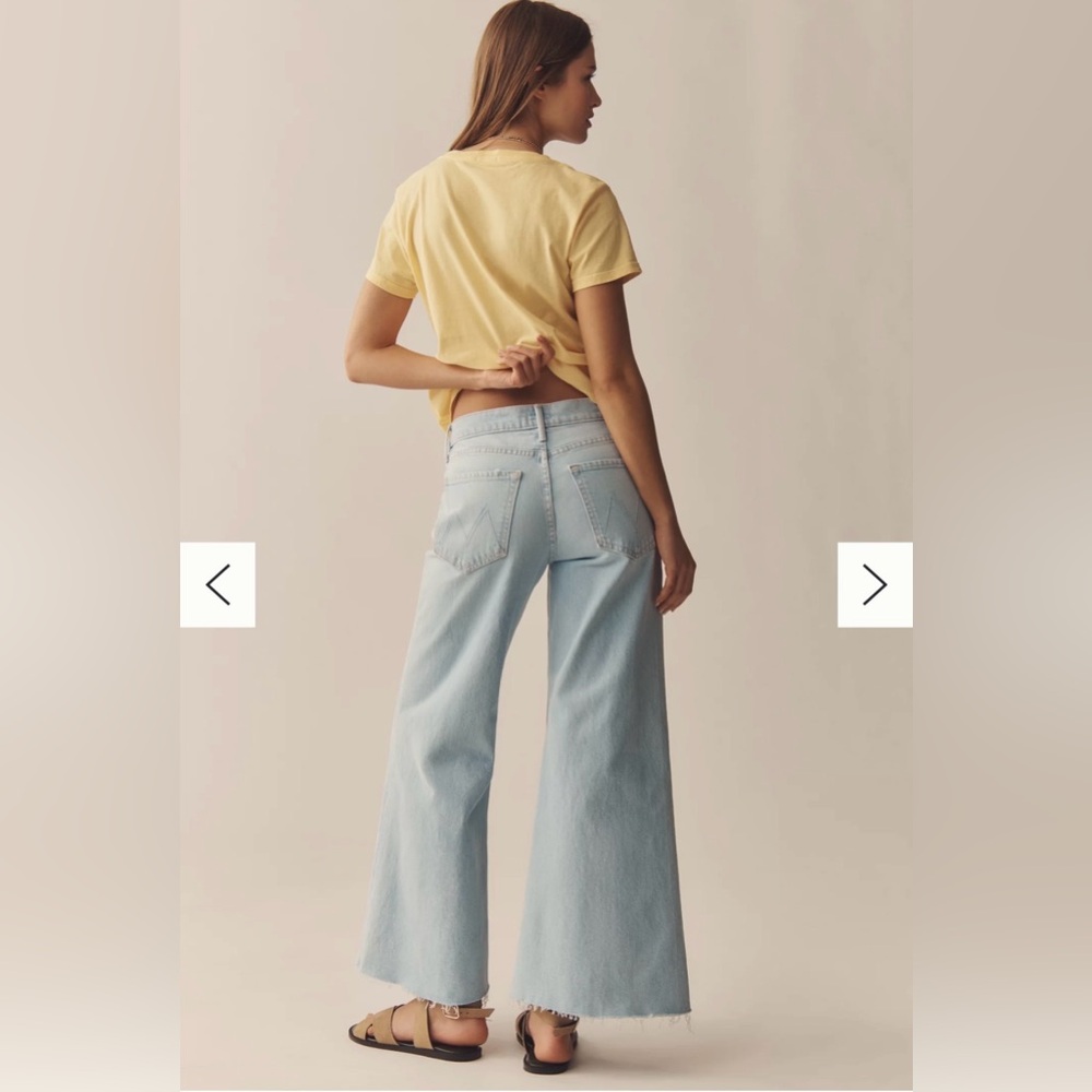 MOTHER The Twister Mid-Rise Ankle Fray Jeans - Picture 3 of 7